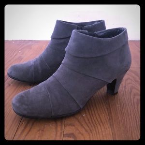 Gray Ankle Boots